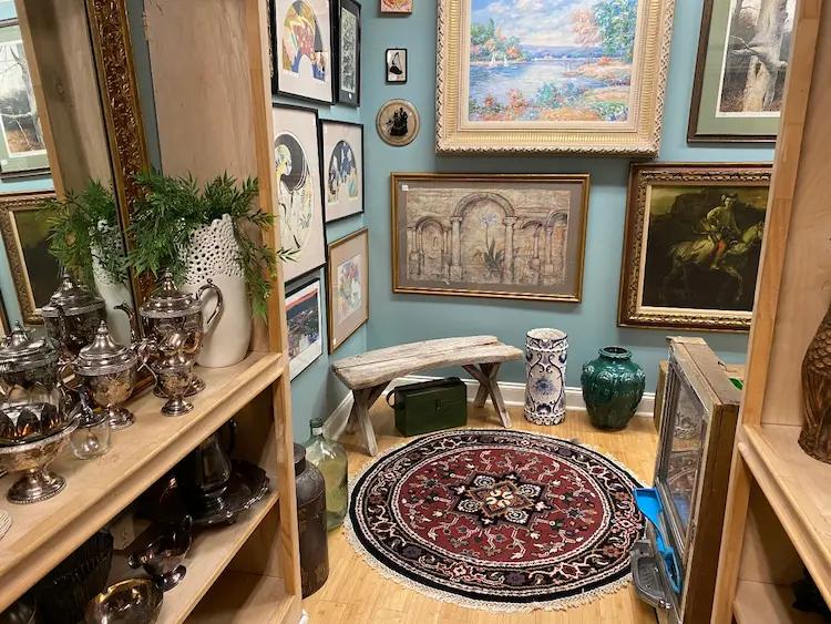 Wake Robbin consignment shop interior